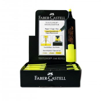 MARCADOR FLUORESCENTE AMARILLO FABER CASTELL