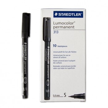 ROTULADOR LUMOCOLOR 313 S NEGRO STAEDTLER