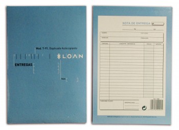 TALONARIO 4º ENTREGAS DUPLICADO LOAN T91