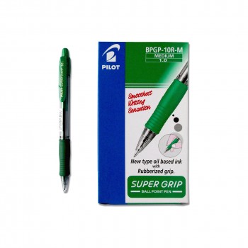 BOLÍGRAFO SUPERGRIP VERDE PILOT