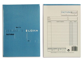 TALONARIO 4º FACTURAS LOAN T6