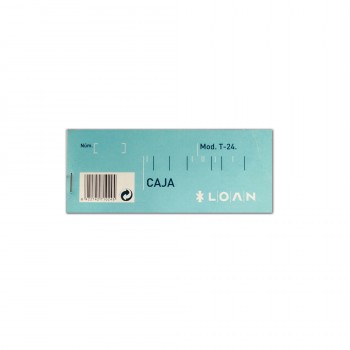 TALONARIO 3/4º CAJA LOAN T24