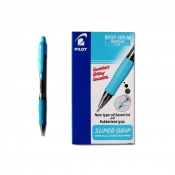 BOLÍGRAFO SUPERGRIP TURQUESA PILOT