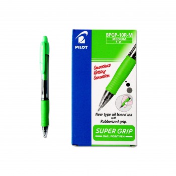 BOLÍGRAFO SUPERGRIP VERDE CLARO PILOT